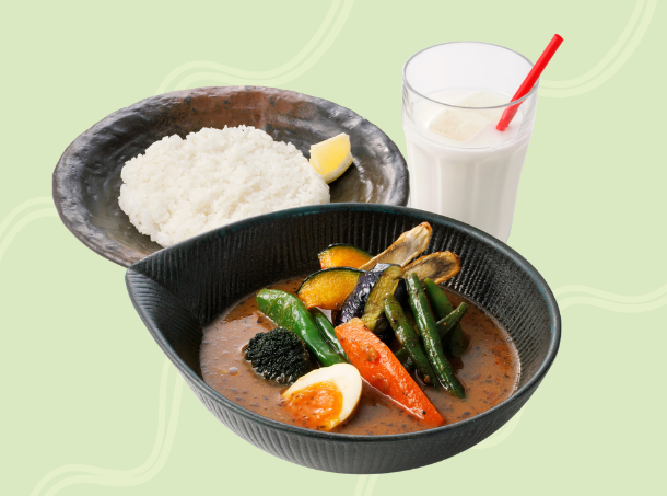 <p style="font-size: 15px;"><span class="green block">八百屋の野菜カレー　1,380円</span></p>
