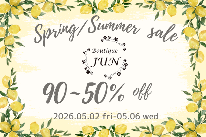 春夏レディースバーゲン